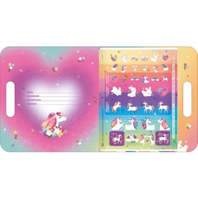 LIVRO MALETA  ATIVIDADE/COLORIR UNICORNIO TILIBRA