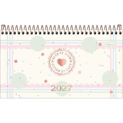 AGENDA ESPIRAL SOHO BOLSO (167X89MM) M2 2027 TILIBRA
