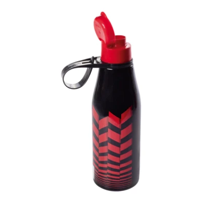GARRAFA PLASTICA ABRE FACIL FLAMENGO 530ML UNIDADE 16052 - PLASUTIL