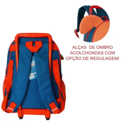 MOCHILA C/RODA KIDS MASCULINA PETS CP2644B CLIO