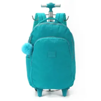 MOCHILA COM RODINHA UP4YOU CRINKLE G VERDE UNIDADE MC47152UP-VD - LUXCEL