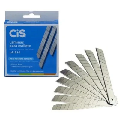 LAMINA ESTILETE  9MM LA-E10 CIS
