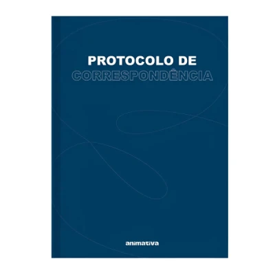 LIVRO PROTOCOLO CORRESPONDENCIA 104F 154X216MM - ANIMATIVA