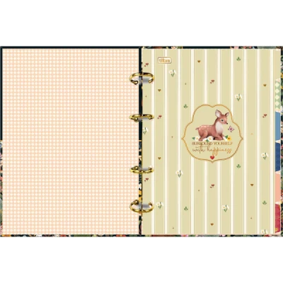 Caderno Argolado Cartonado Colegial Loveland 160 Folhas