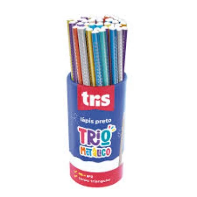 LAPIS DE ESCREVER METALICO TRIANGULAR R.901064 TRIS