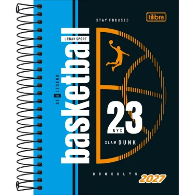 AGENDA ESPIRAL D+ MASC (117X164MM) M4 2027 TILIBRA