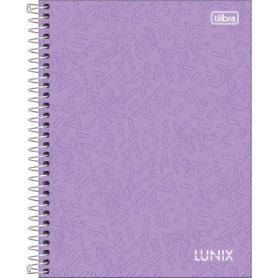 Caderno Espiral Capa Dura Universitário colegial Lunix - tilibra Sortido