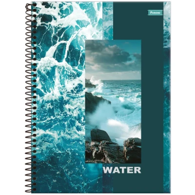 CADERNO 10MT 160F CD UNIV 4 ELEMENTOS FORONI