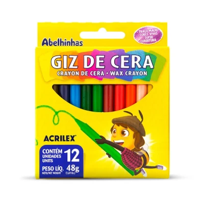 GIZ DE CERA FINO C/12 - REF09012  ACRILEX