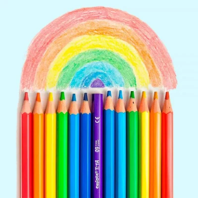 LAPIS DE COR C/12 CORES CARIOCA TITA