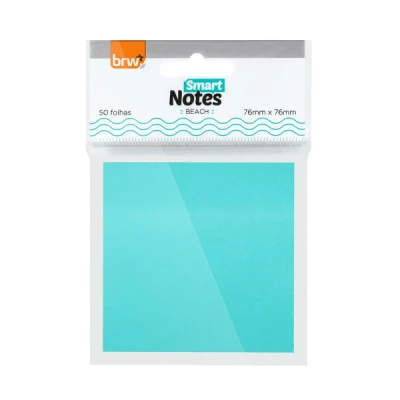 SMART NOTES 76X76MM - TURQUESA BEACH - 50 FLS BA7642 - BRW