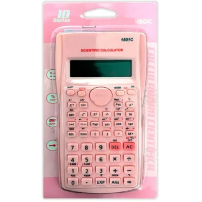 CALCULADORA CLASSE 16X08CM 10DIG.CIENTIFICA FCD-1501C