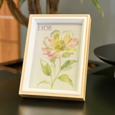 PORTA RETRATO ENJOY MDF/VIDRO BR 10X15CM UNIDADE 5228 - LYOR