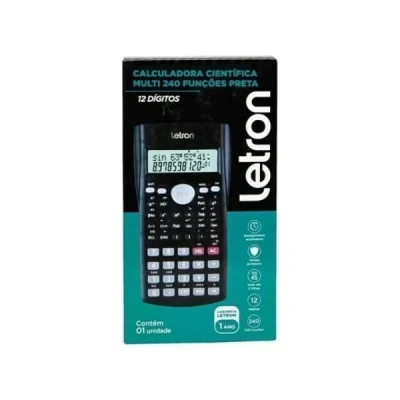 CALCULADORA CIENTIFICA 15X08CM 10+2DIG.CIENTIFICA 99324 LETRON