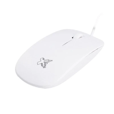 MOUSE SURFACE BRANCO COM FIO 1200DPI USB2.0