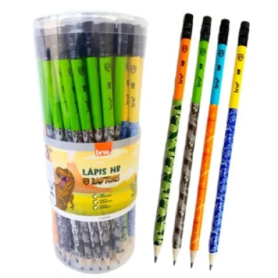 LAPIS DE ESCREVER C/ BORRACHA N2 RAPTOR LP7210 BRW