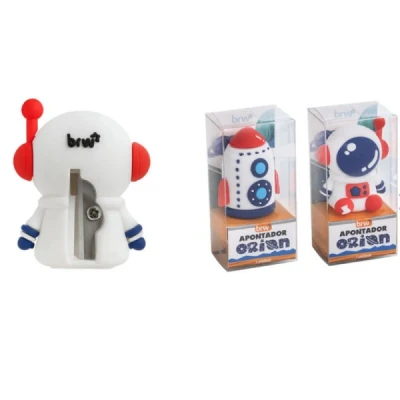 APONTADOR 1 FURO PLÁSTICO ORION AP0451 BRW