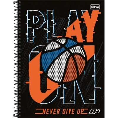 CADERNO ESPIRAL CAPA DURA UNIVERSITÁRIO D+  MASCULINO TILIBRA