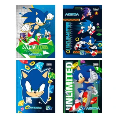 AGENDA COSTURADA PERMANENTE SONIC 2D M4 TILIBRA