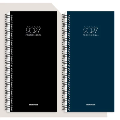 AGENDA ESPIRAL PROFISSIONAL (130X280MM) 2027  ANIMATIVA