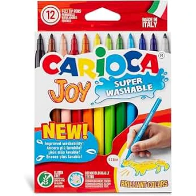 CANETA HID.12 CORES CARIOCA JOY SUPER WASHABLE