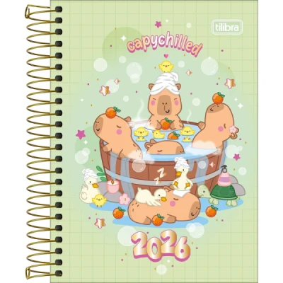 AGENDA ESPIRAL CAPYCLUB M3 (110MMX154MM) - TILIBRA