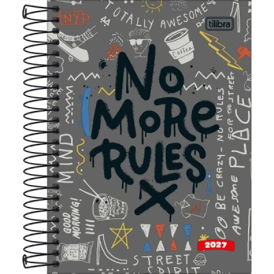 AGENDA ESPIRAL PEPPER MASC (117X164MM) M4 2027 TILIBRA