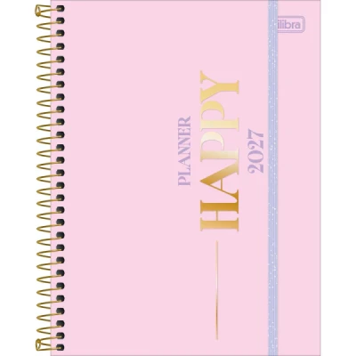 AGENDA ESPIRAL PLANNER HAPPY 2025 M7 TILIBRA