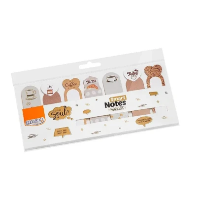 MARCADOR DE PAGINA SMART 18X65MM CAFE 20F 7MAR BA0502 - BRW