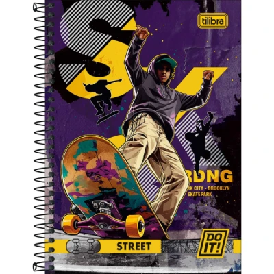 CADERNO 1/4 ESP CD 80F DO IT TILIBRA