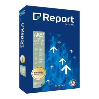 PAPEL REPORT A4 CAIXA C/5000 075GR BRANCO