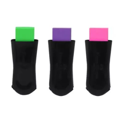 APONTADOR COM BORRACHA BLACKNEON 124BORBNZF FABER CASTELL