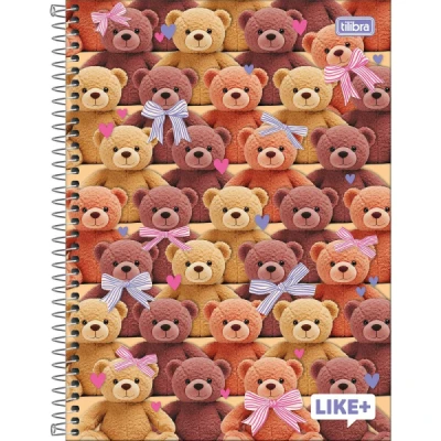 CADERNO UNIV LIKE+ FEM TILIBRA