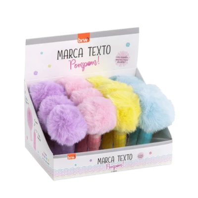 MARCA TEXTO DIVERTIDO POMPOM CA2152 BRW