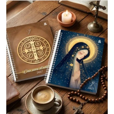 AGENDA ESPIRAL DIARIO DE FE 2027 192F (123X162MM) ANIMATIVA