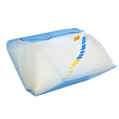 PASTA SANFONADA 31 DIV A4 AZUL 6018PP - DAC