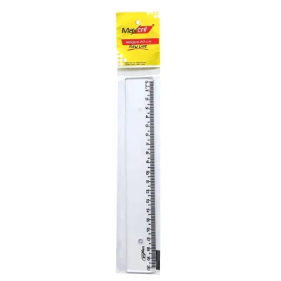 REGUA 20CM CRISTAL MAXCRIL