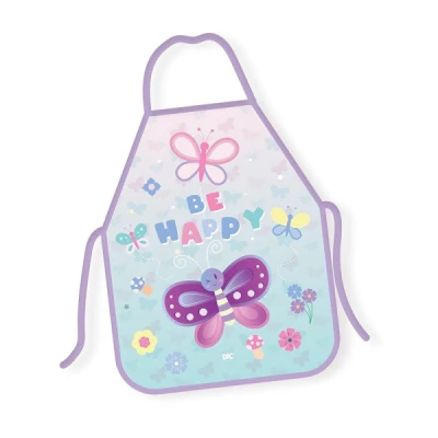 AVENTAL INFANTIL PEVA BORBOLETAS 385X485MM REF4253  DAC