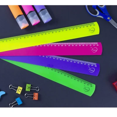 REGUA 30CM NEON MAXCRIL