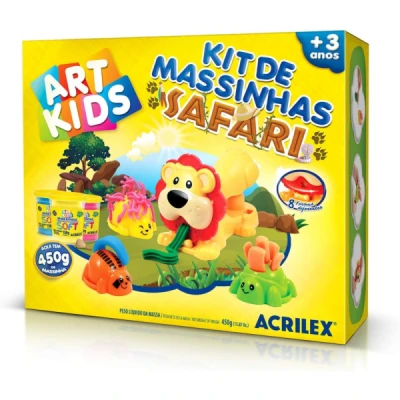 MASSINHA - KIT SAFARI 450G REF400400 ACRILEX