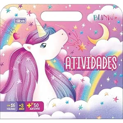 LIVRO MALETA  ATIVIDADE/COLORIR UNICORNIO TILIBRA