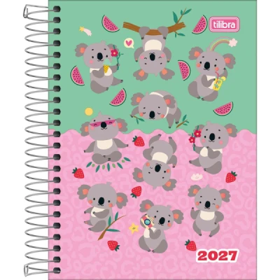 AGENDA ESPIRAL SPICE FEMININA (117X164MM) M4 TILIBRA