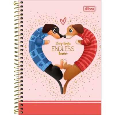 CADERNO 1/4 ESP CD 80F BROWNIE TILIBRA