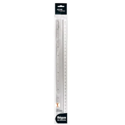 REGUA 30CM DE ALUMINIO JOCAROFFICE
