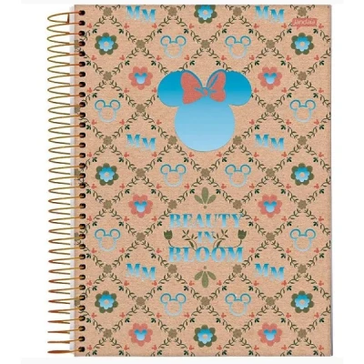 CADERNO 10MT 160F CD MICKEY E MINNIE ARTS KRAFT JANDAIA