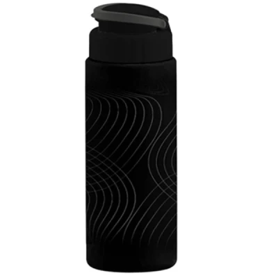 GARRAFA PLASTICA ROMA 700ML PRETA UNIDAE 481700006 - TIBA