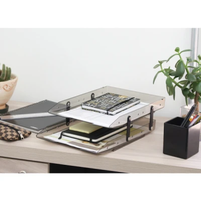CAIXA CORRESPONDENCIA DUPLA MOVEL SLIM CRISTAL SELADA 10050078 - MAXCRIL - Cópia