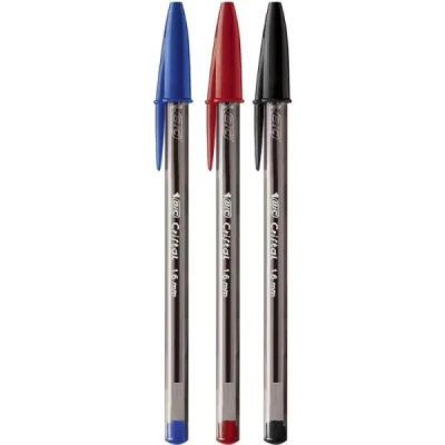 CANETA BIC ESFEROGRAFICA CRISTAL  BOLD 1.6