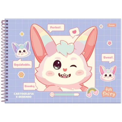 CADERNO DESENHO 80F ESP CD FUNFINITY FORONI