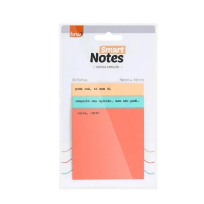 SMART NOTES 76X76 SATIRA EMOCAO C/30F BA8010 BRW